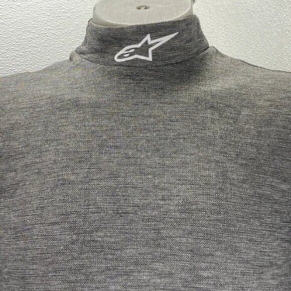 NEW ALPINESTARS T-Shirt Top Anthracite/Melange Gray Size L Race V3 Long Sleeve - Picture 12 of 13